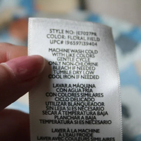 NWOT Joie Floral Fields Boho Blouse Blue White Orange Limited Edition 2XL Fem - Picture 11 of 12